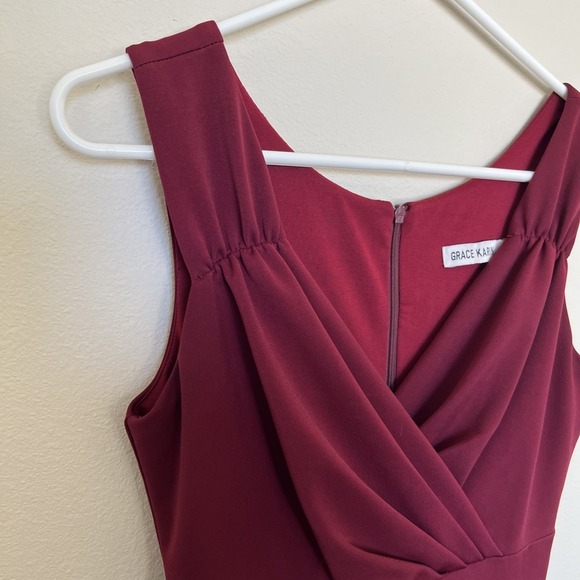 Grace Karin Dress Women Small Wine Color  Babydoll - Picture 4 of 9